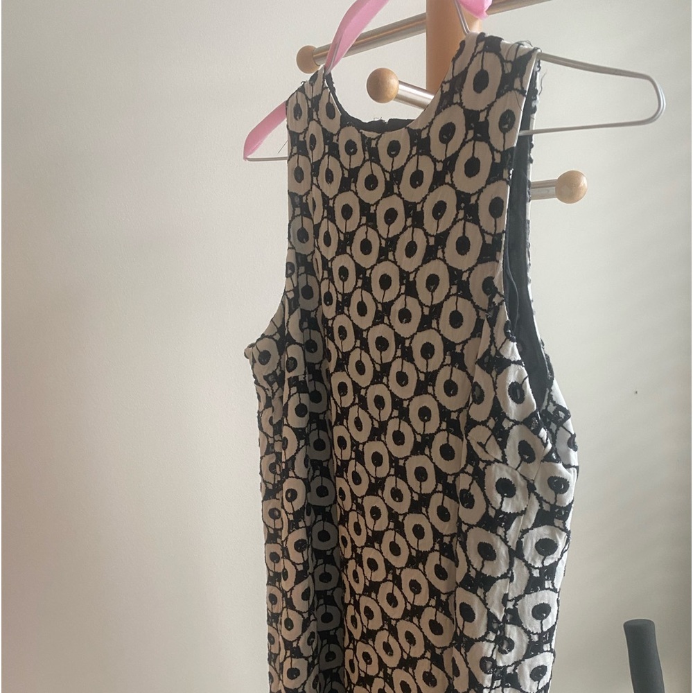Black and White Short Dress